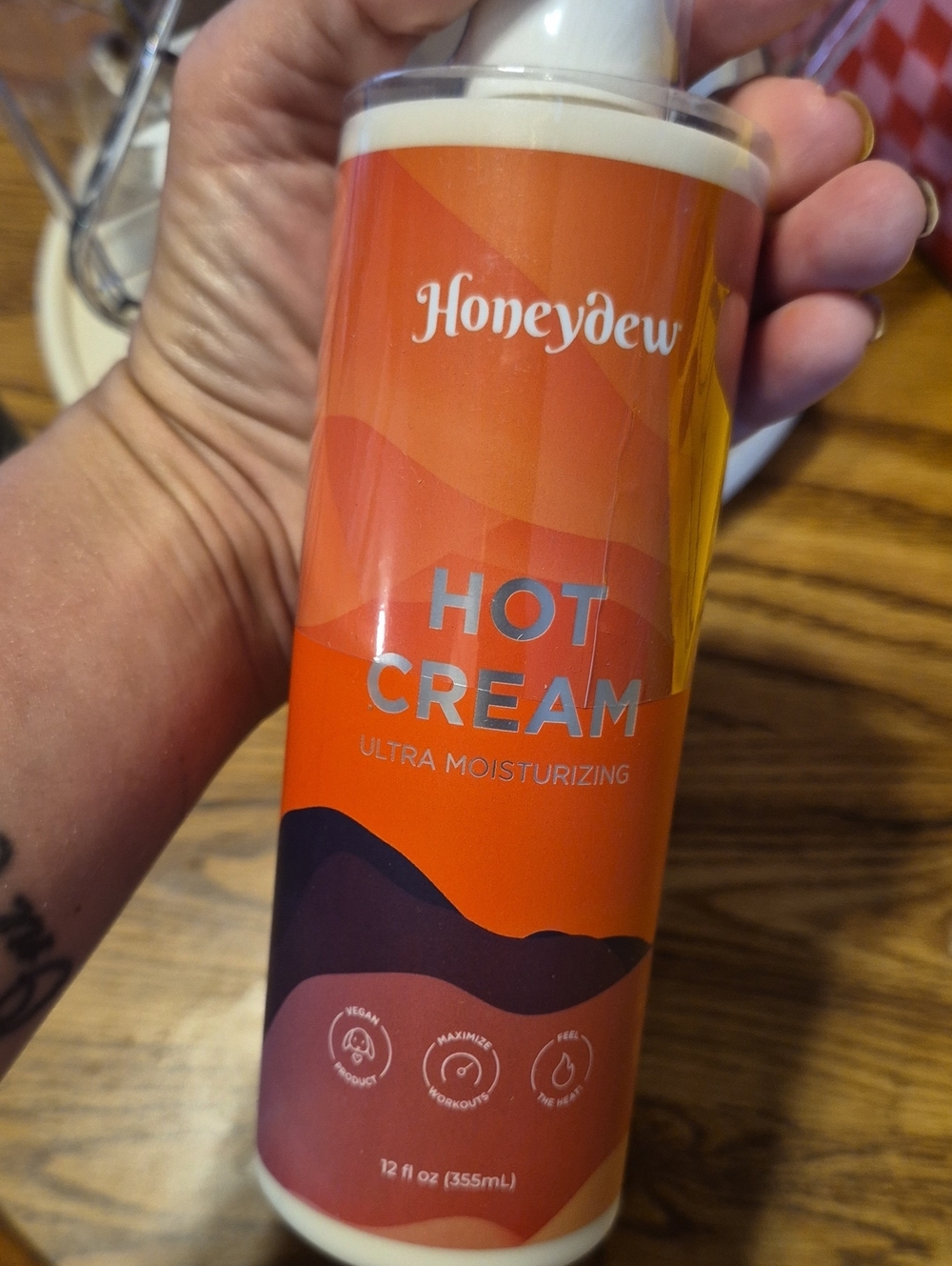 Honeydew IHot Cream Ultra Moisturizing Body Cream - Intense Workouts Nwt